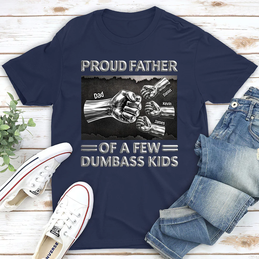 Proud Daddy - Personalized Custom Shirt - Image 2