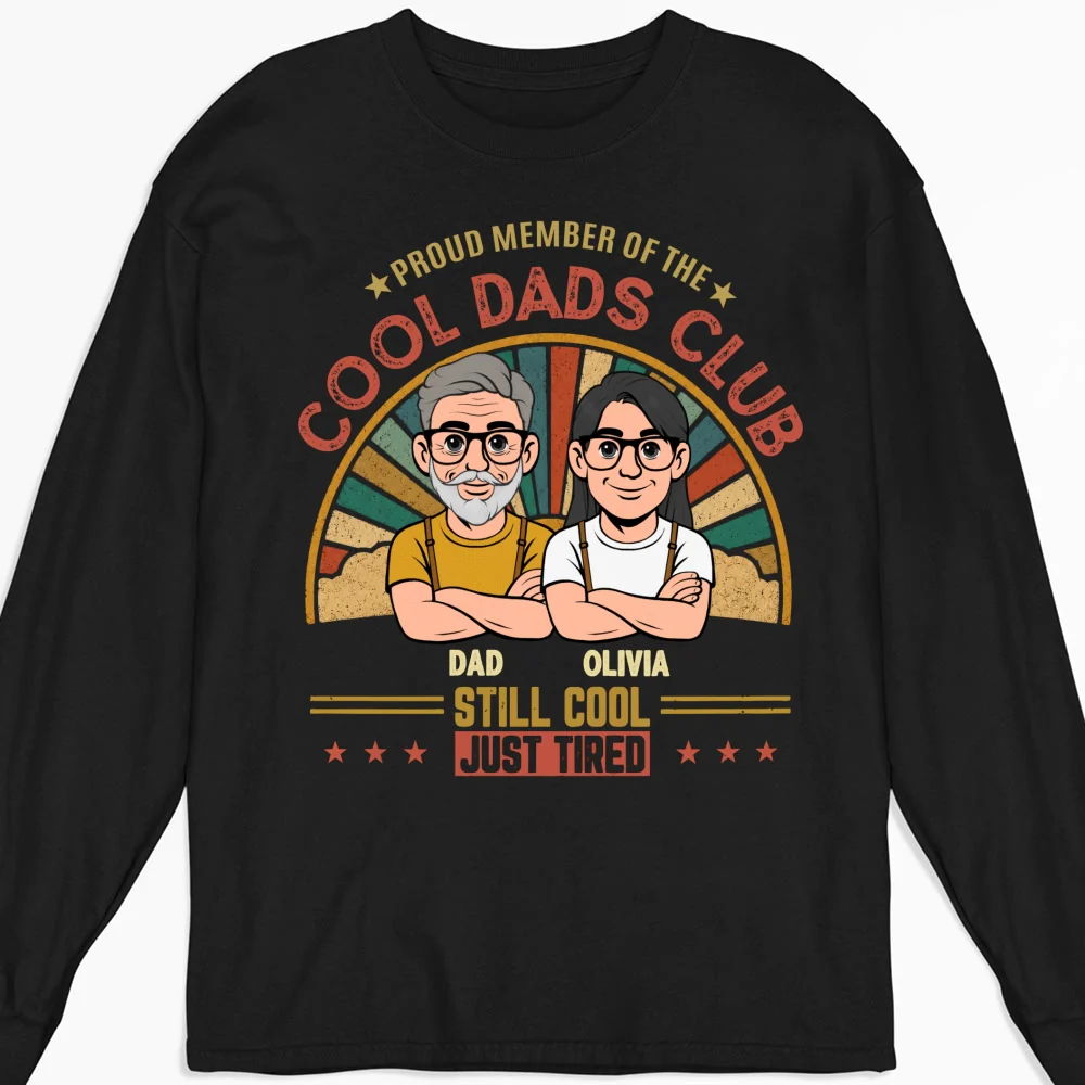Proud Member Of Cool Dads Club - Personalized Custom Shirt - Image 10