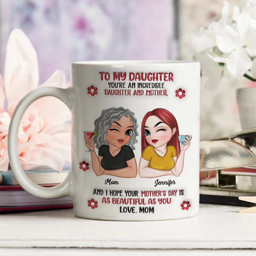 Proud Of You Every Day - Personalized Custom 3D Inflated Effect Mug - Image 3