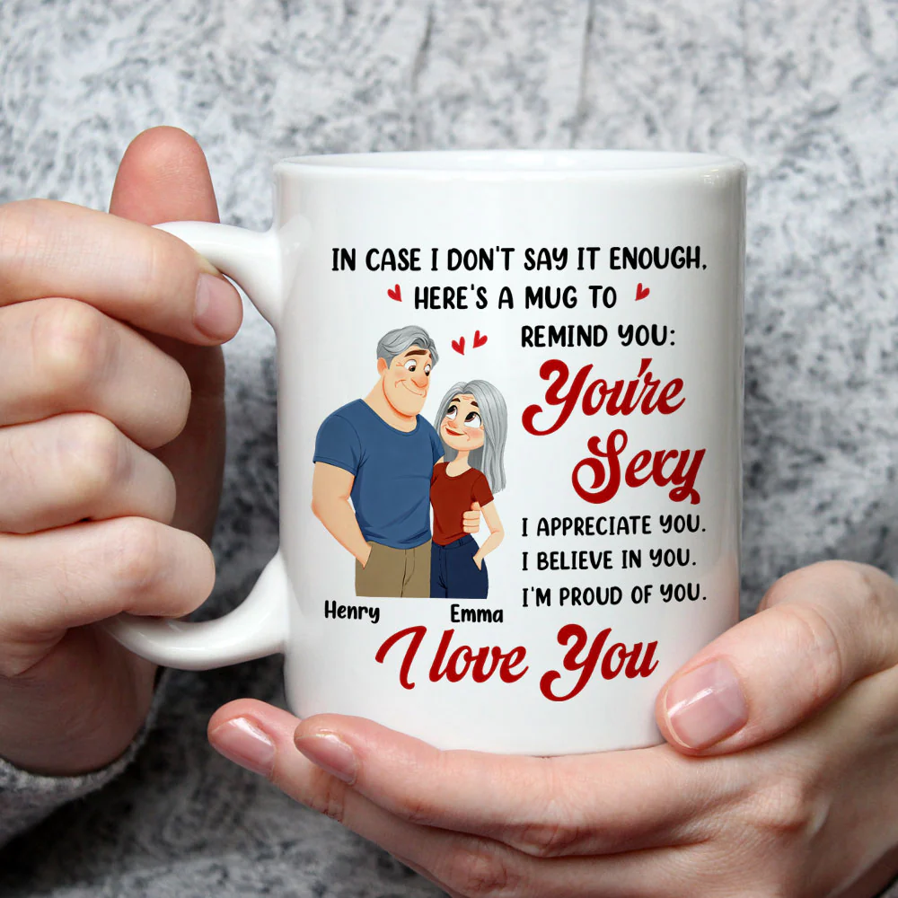 Proud Of You - Personalized Custom Coffee Mug - Image 3