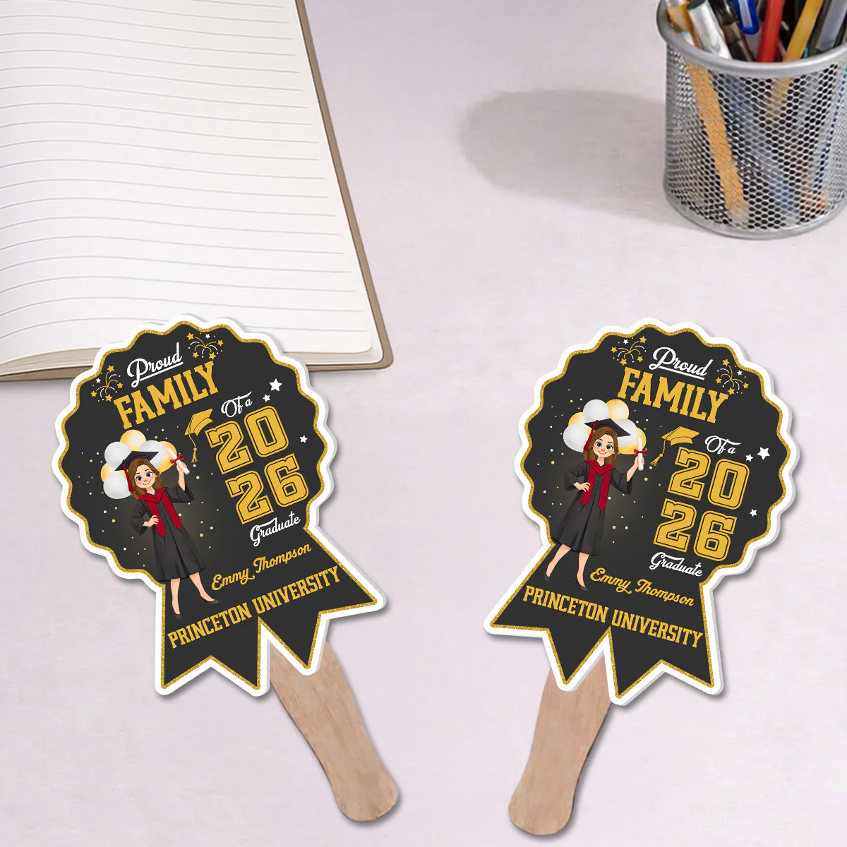 Proud Of You - Personalized Custom Hand Fan - Image 3