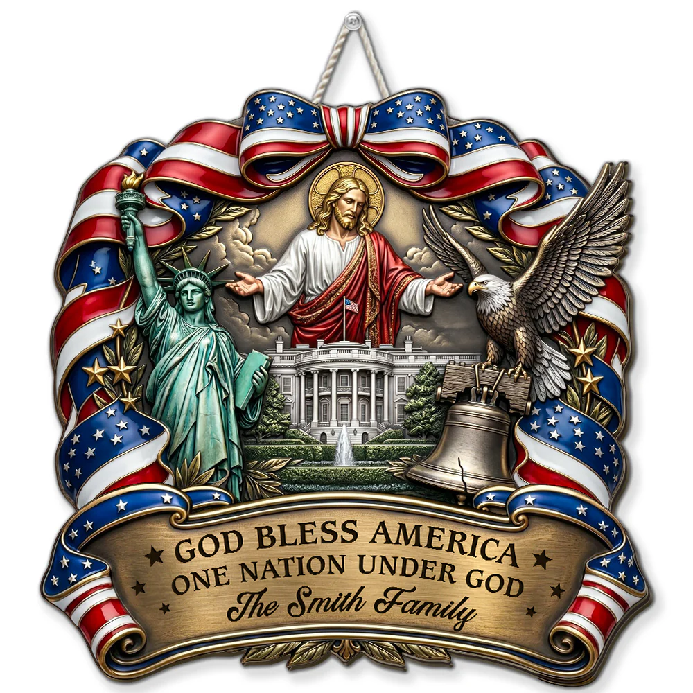 Proud To Serve Our Lord - Personalized Custom Wood Sign