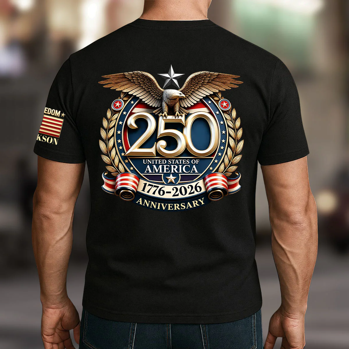 Pround Human Of Country - Personalized Custom Shirt - Image 3