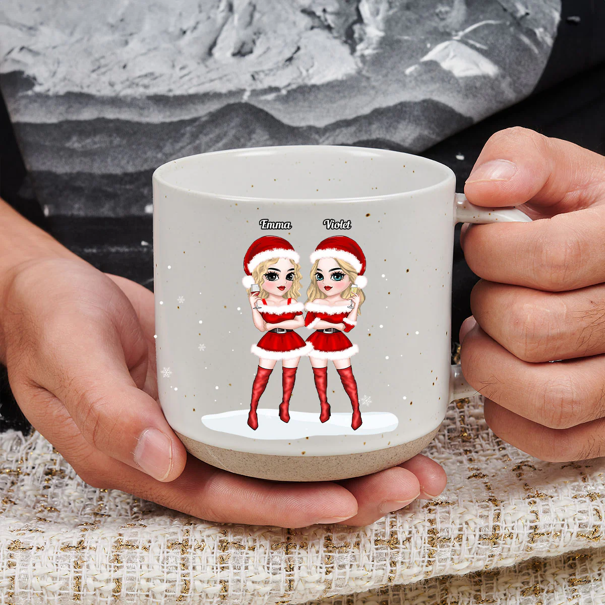 Punch Bitch - Personalized Custom Pottery Mug - Image 5