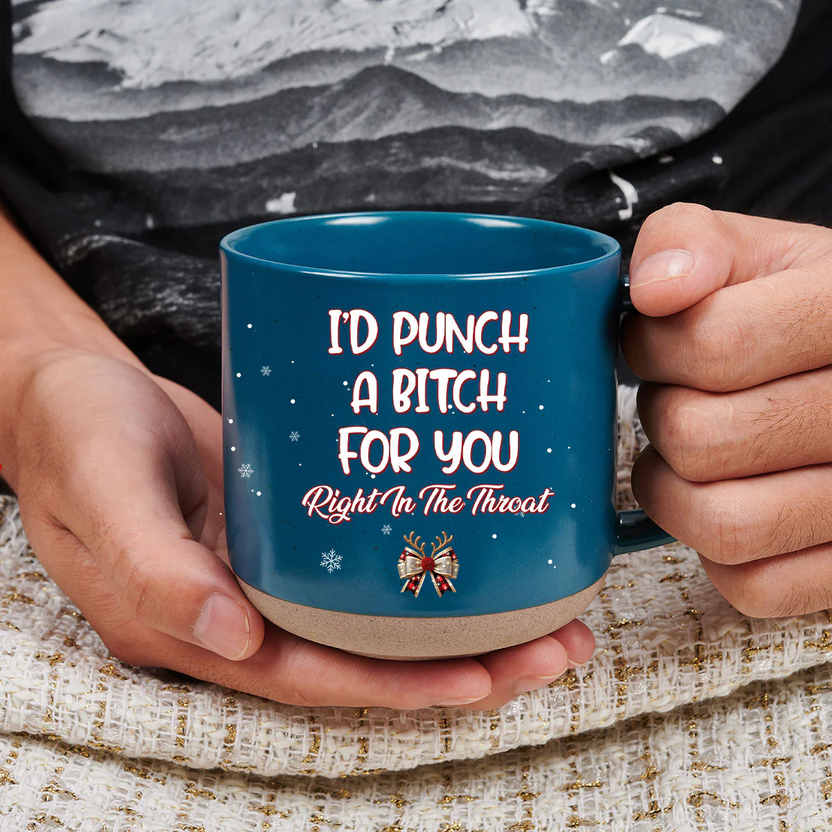 Punch Bitch - Personalized Custom Pottery Mug - Image 7