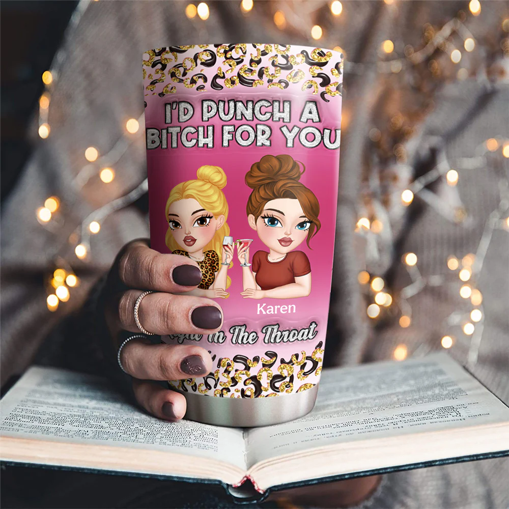 Punch For You - Personalized Custom 3D Inflated Effect Tumbler - Image 2
