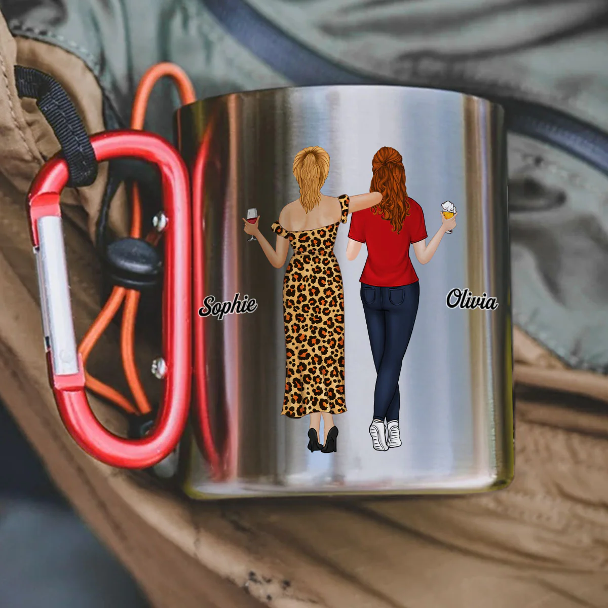 Punch For You - Personalized Custom Carabiner Mug - Image 5