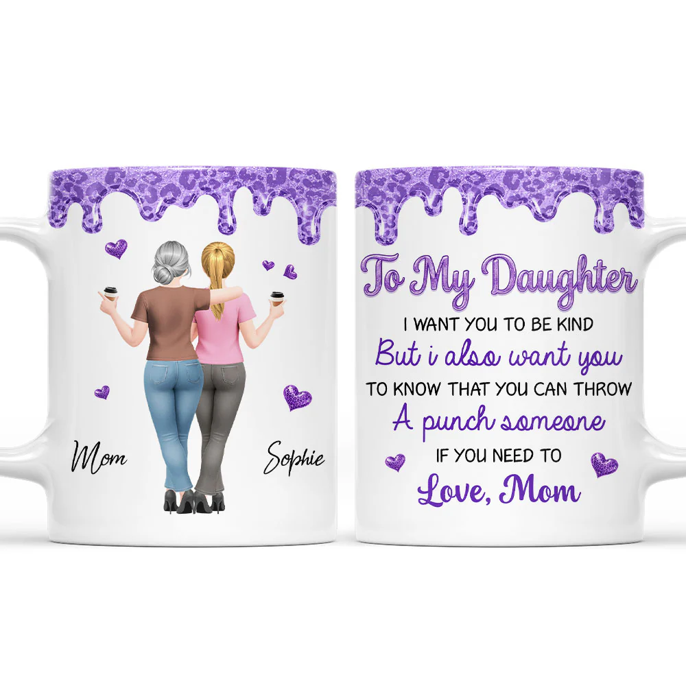 Punch Someone If You Need - Personalized Custom Coffee Mug