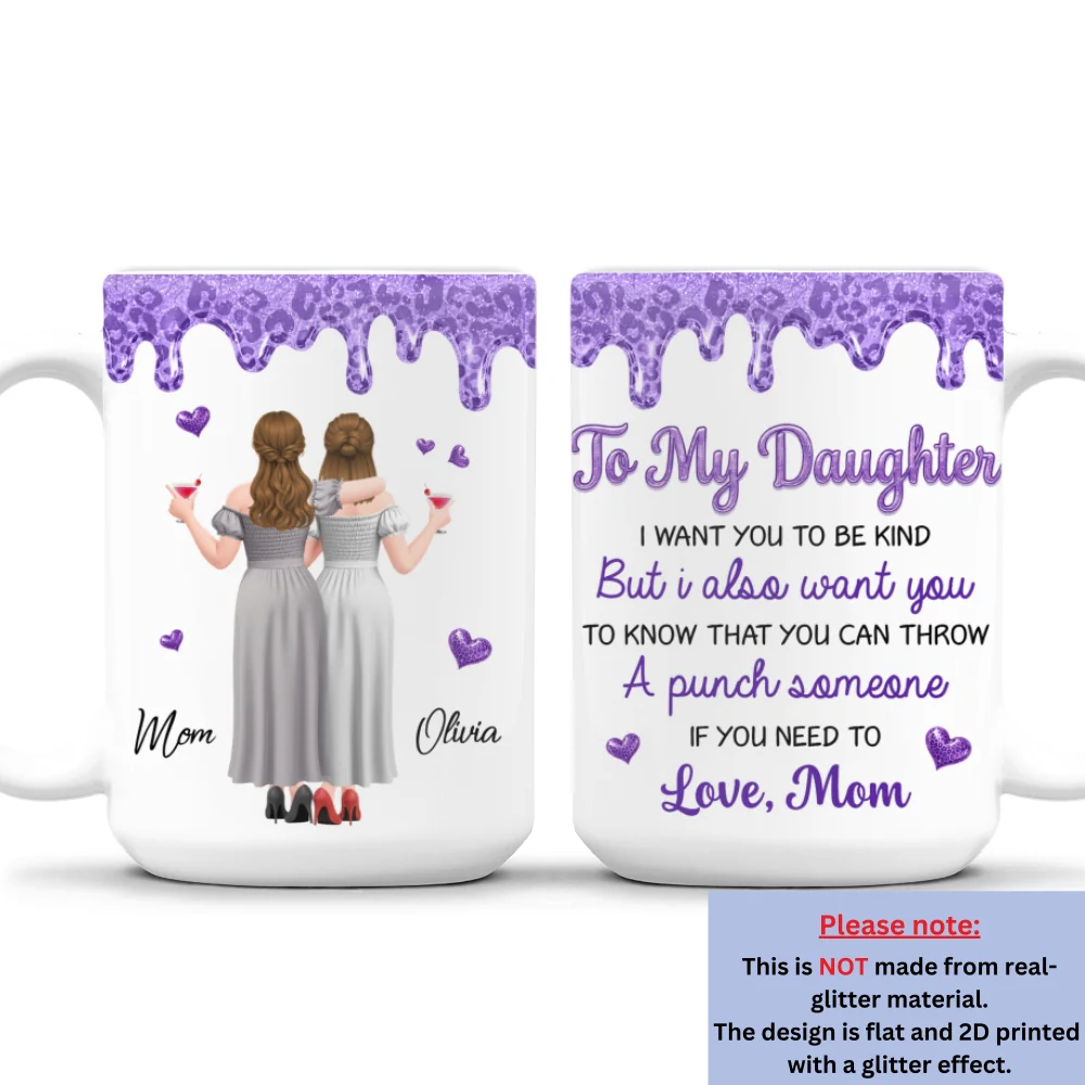 Punch Someone If You Need - Personalized Custom Coffee Mug - Image 8