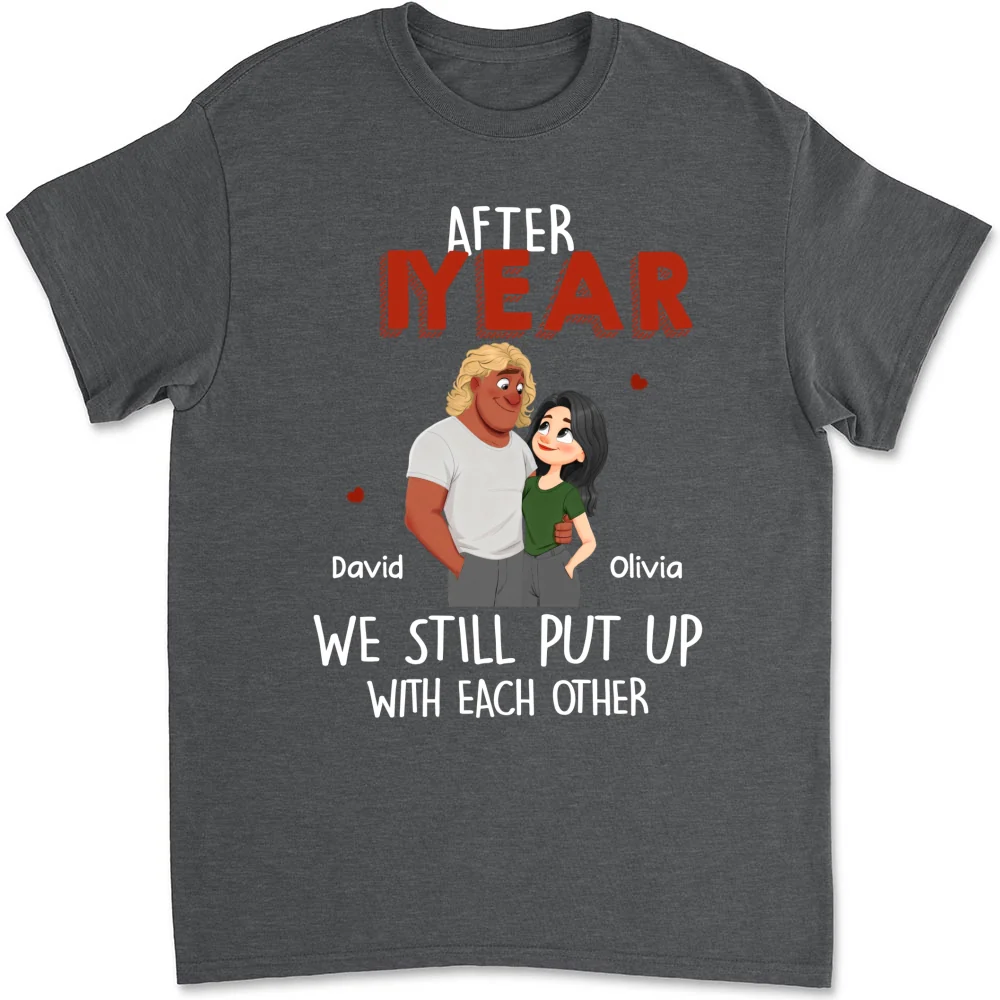Put Up With - Personalized Custom Shirt - Image 7