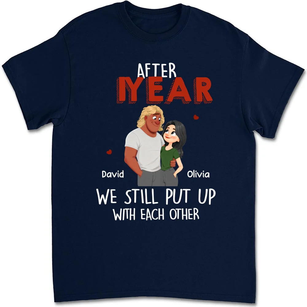Put Up With - Personalized Custom Shirt - Image 9