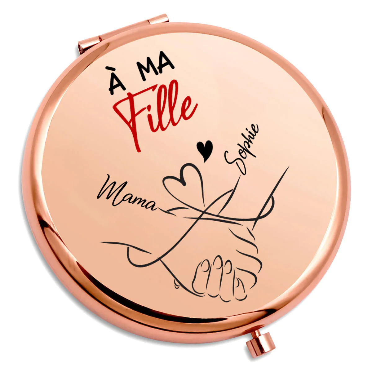 À Quel Point Tu Es Spéciale Pour Moi - Miroir De Poche Personnalisé - Image 2