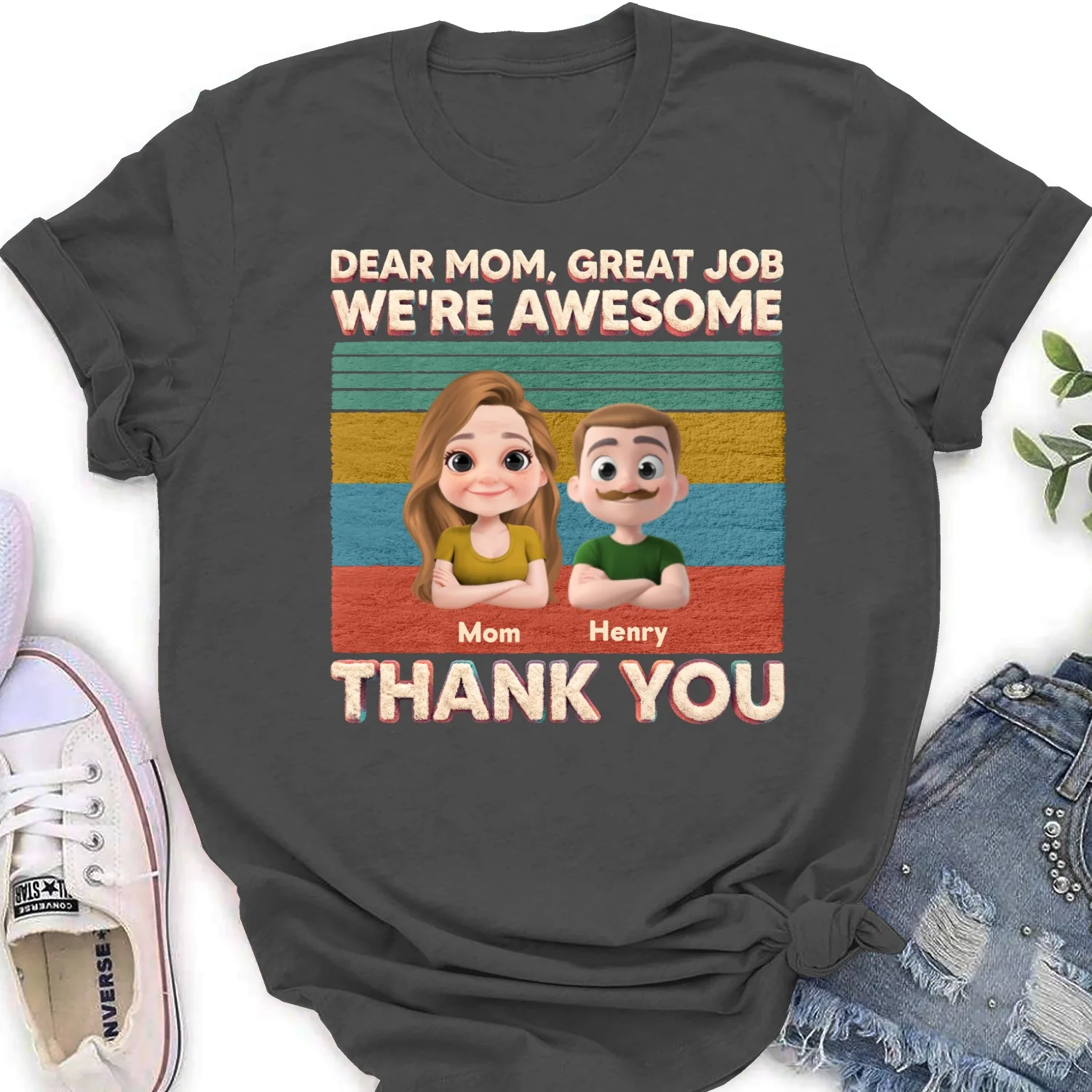 Raised With Love - Personalized Custom Shirt - Image 16