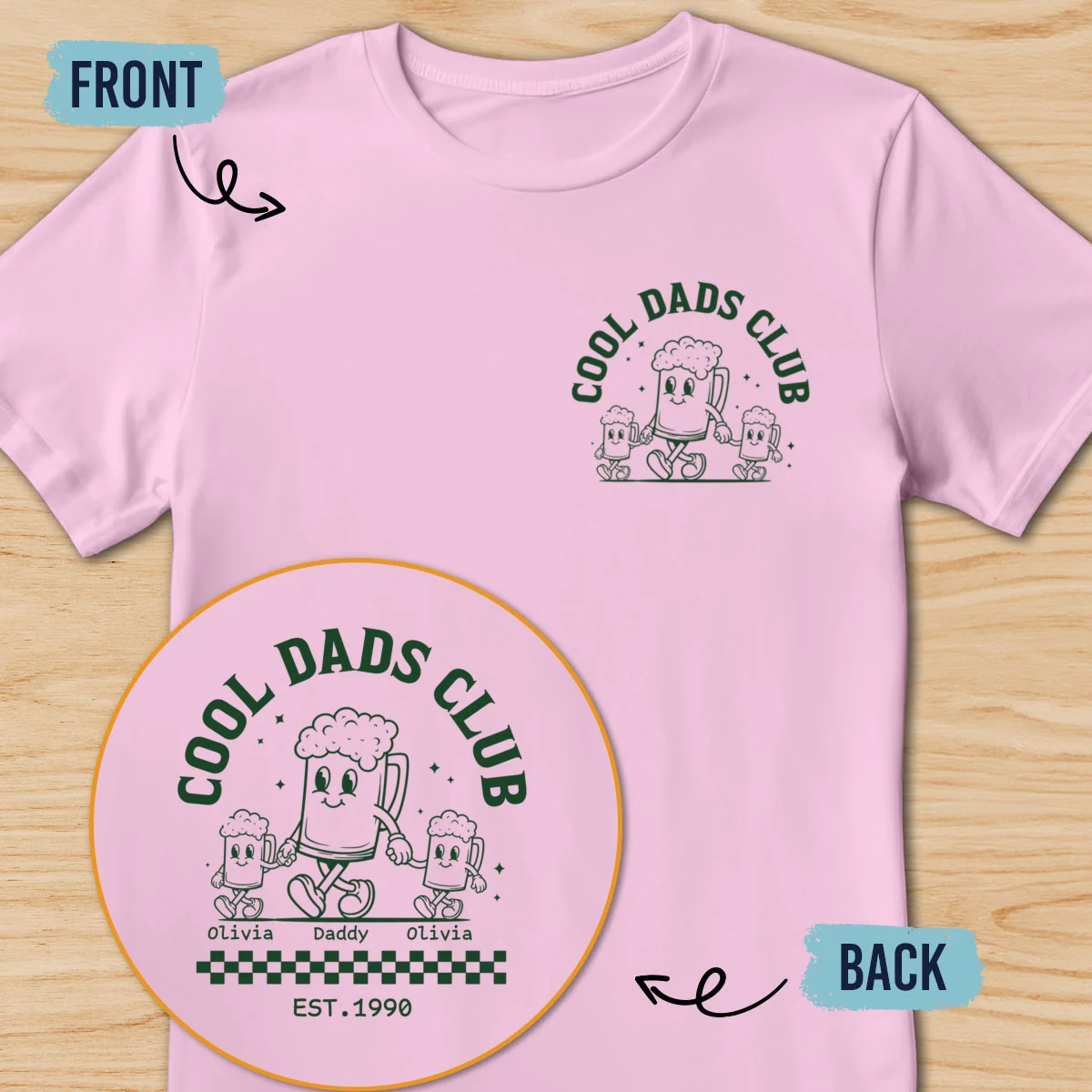 Raising Kids Staying Cool - Personalized Custom Shirt - Image 7