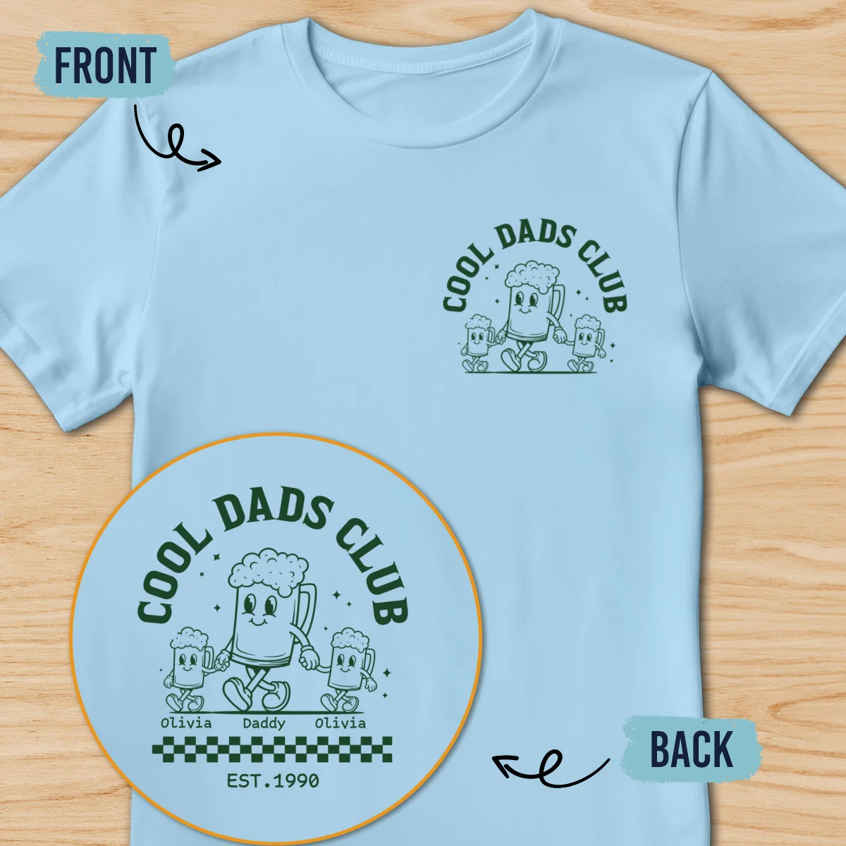 Raising Kids Staying Cool - Personalized Custom Shirt - Image 9