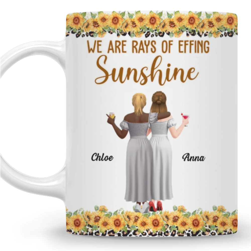 Rays Of Sunshine - Personalized Custom Coffee Mug - Image 6