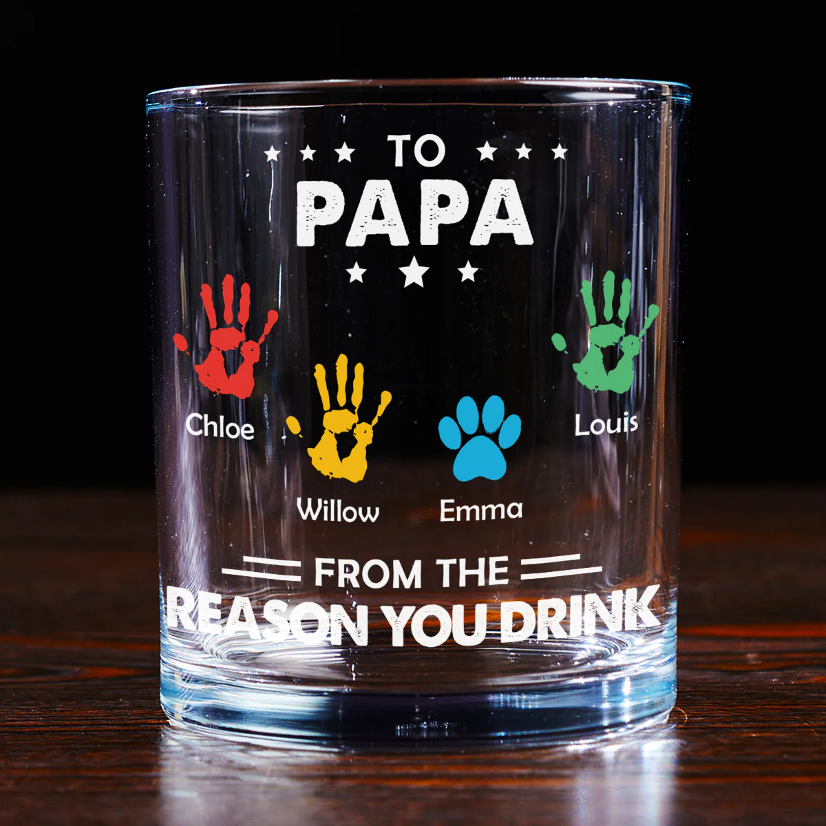 Reasons You Drink - Personalized Custom Whiskey Glass - Image 3