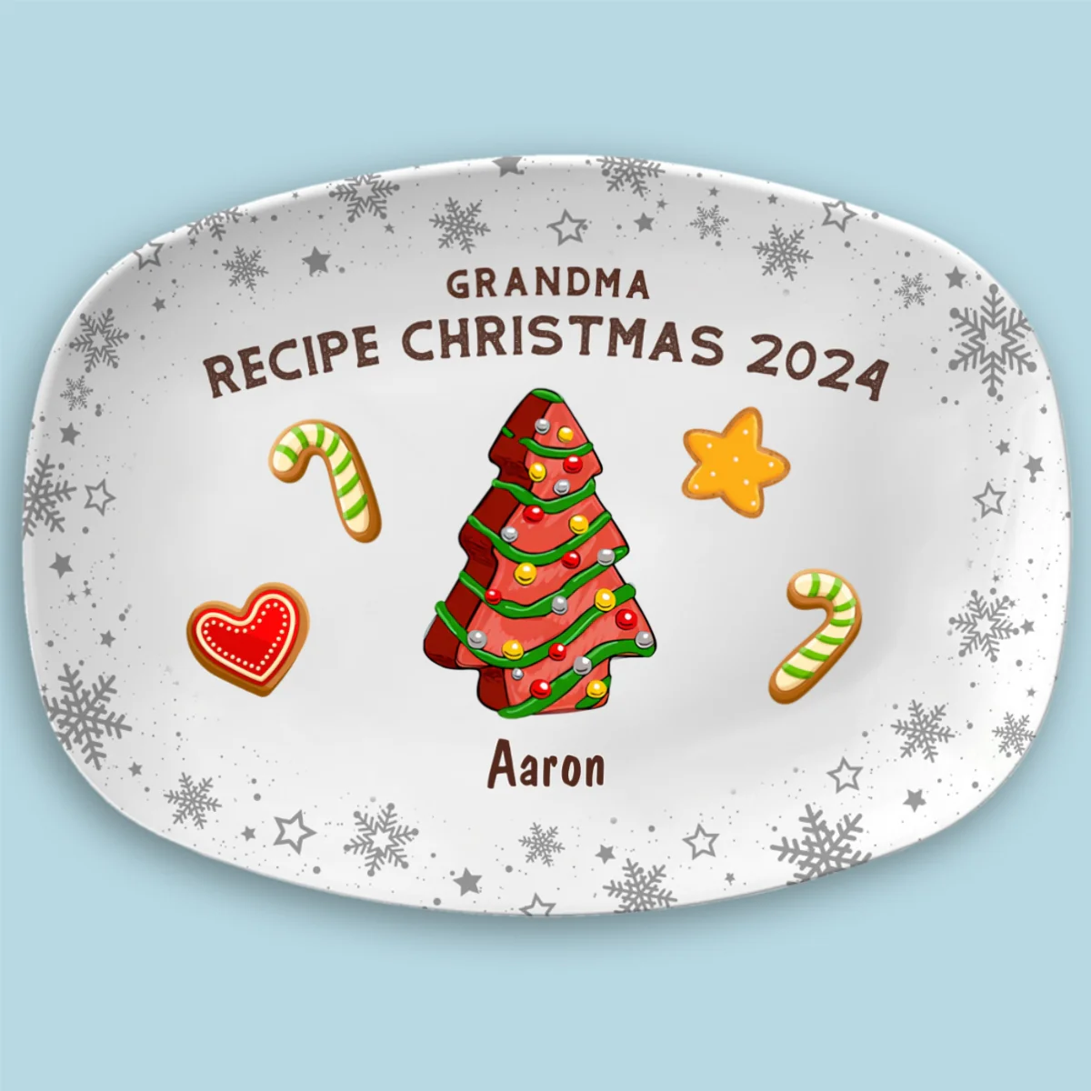 Recipe For Christmas 2024 - Personalized Custom Platter - Image 5