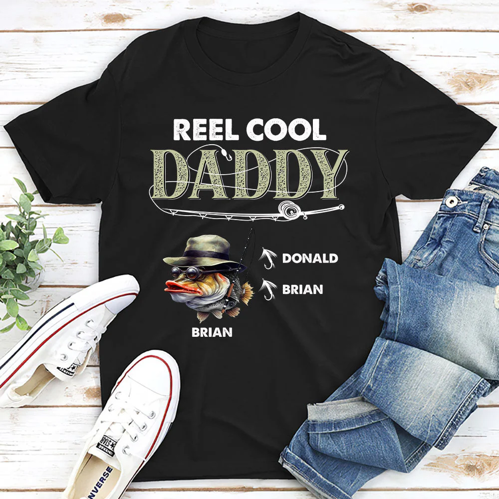 Reel Cool Dad - Personalized Custom Shirt - Image 2