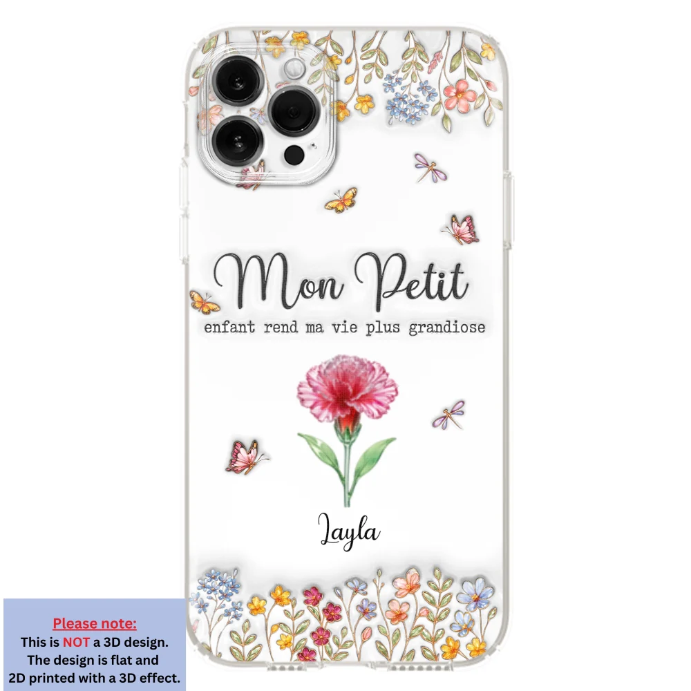 Rendez la vie plus merveilleuse avec de charmants enfants – Coque de téléphone personnalisée avec effet 3D gonflé - Image 11