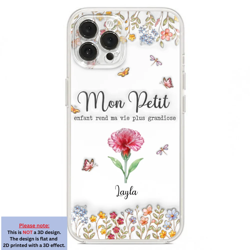 Rendez la vie plus merveilleuse avec de charmants enfants – Coque de téléphone personnalisée avec effet 3D gonflé - Image 17