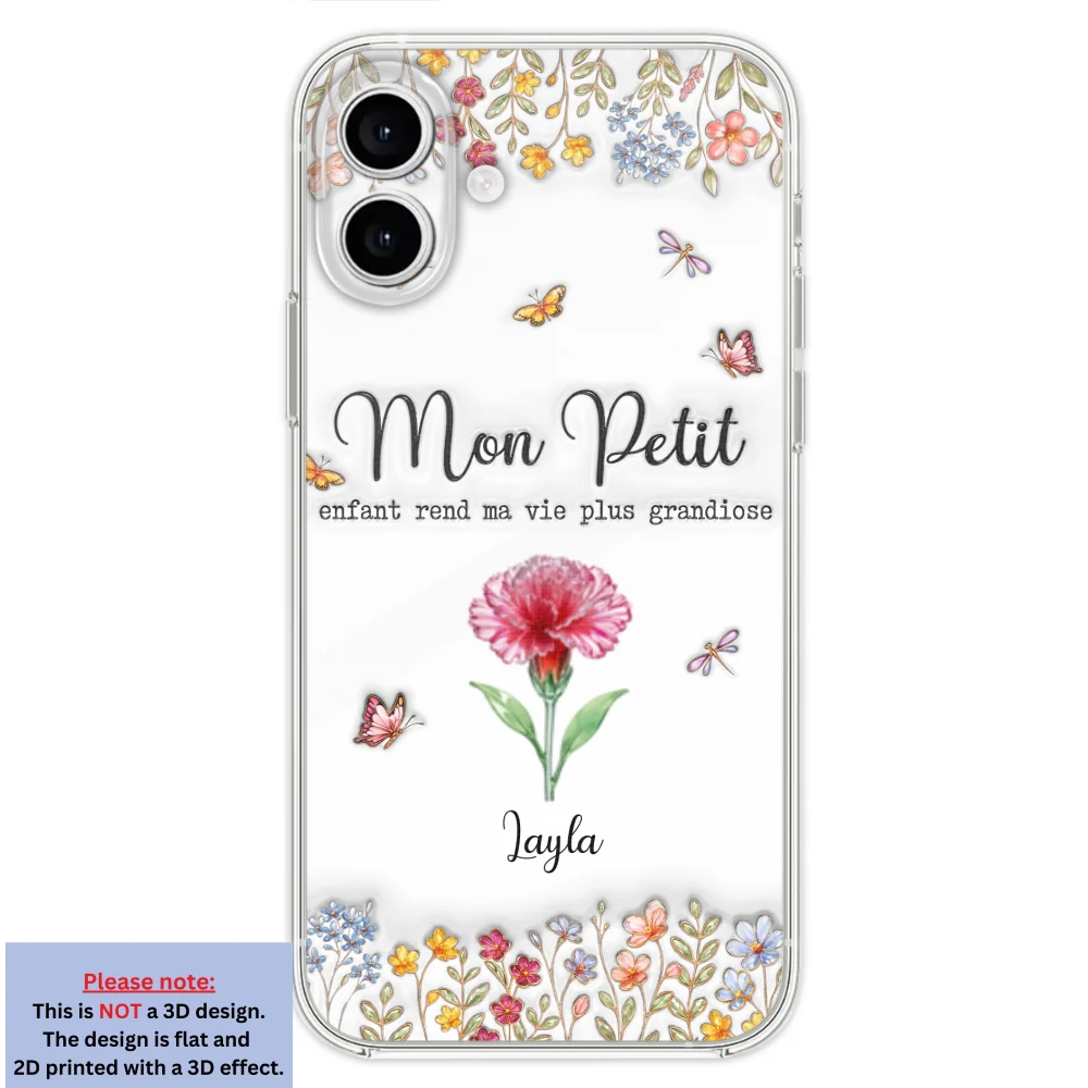 Rendez la vie plus merveilleuse avec de charmants enfants – Coque de téléphone personnalisée avec effet 3D gonflé - Image 24