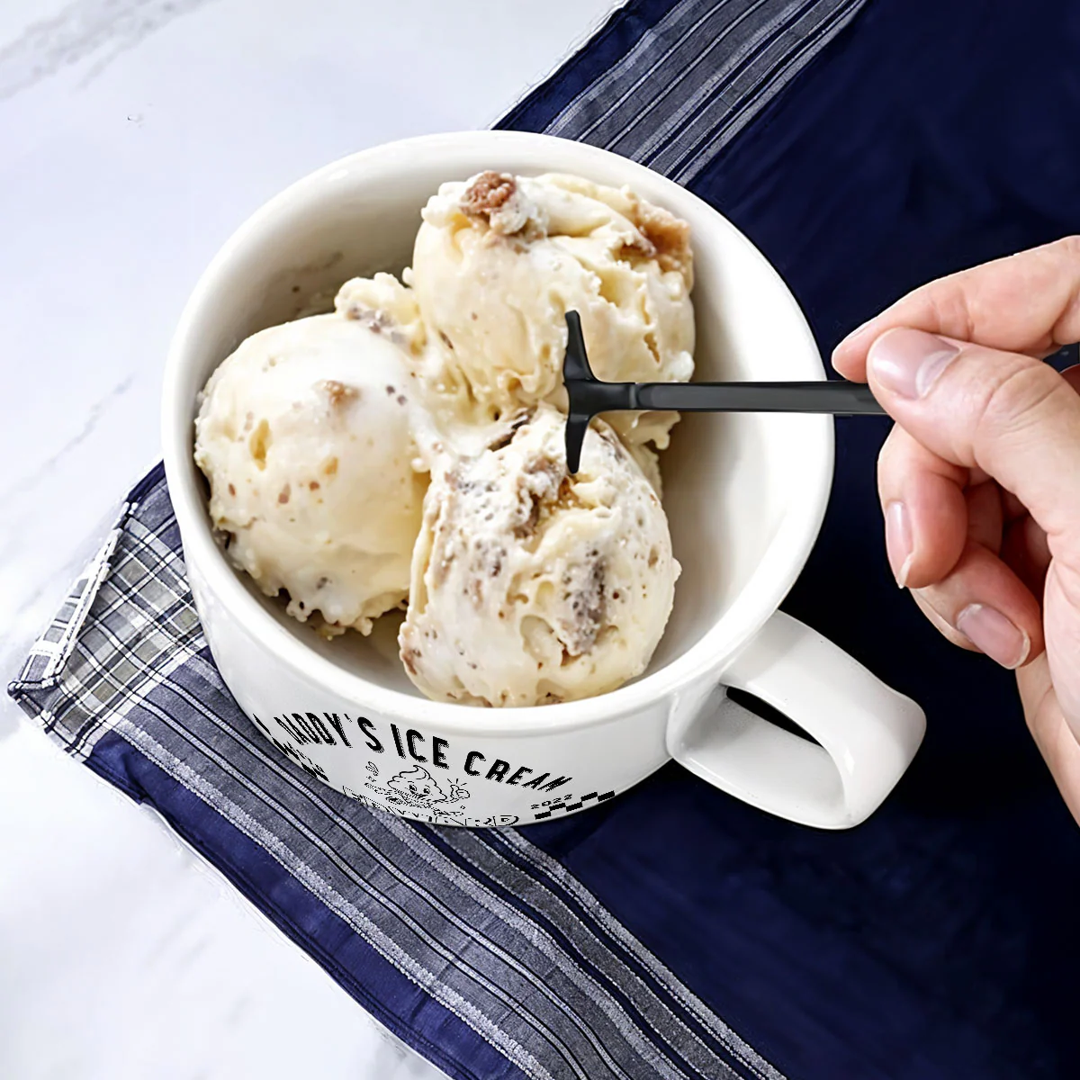Reserved For Dad Only - Personalized Custom Ceramic Bowl - Image 3