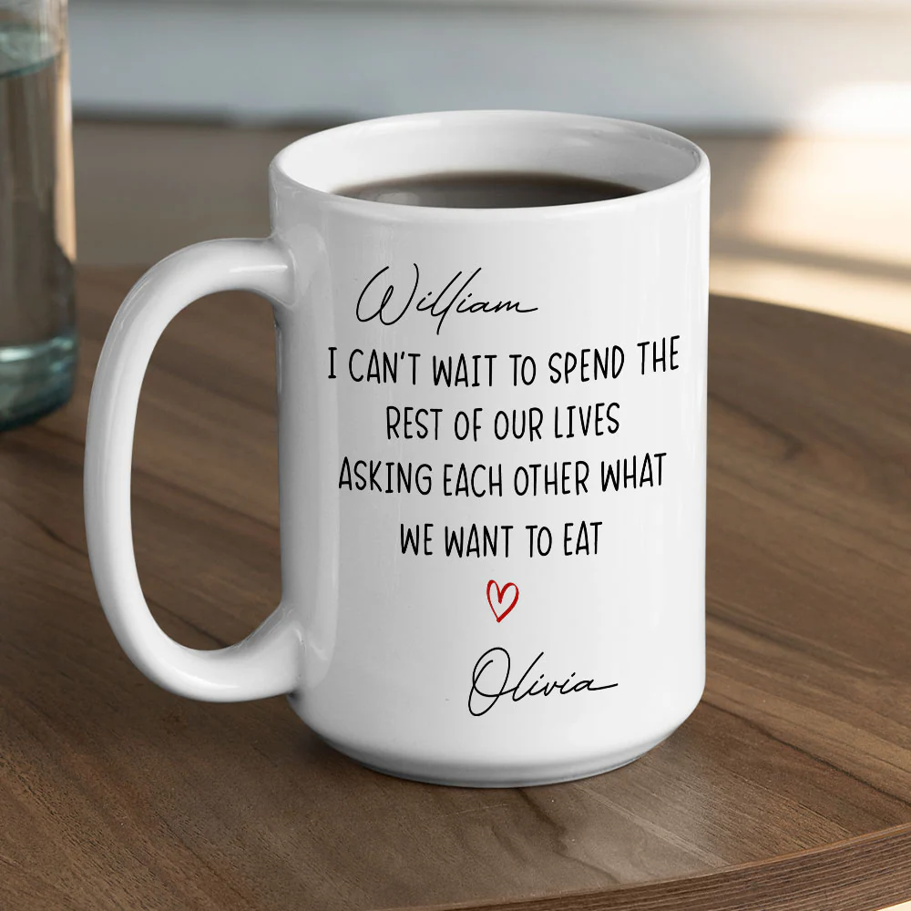 Rest Of Our Lives - Personalized Custom Coffee Mug - Image 5