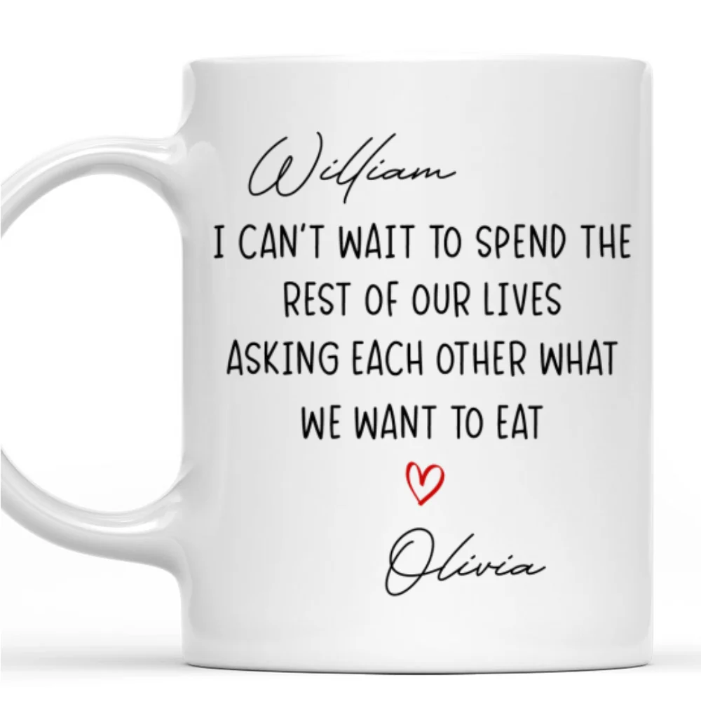 Rest Of Our Lives - Personalized Custom Coffee Mug - Image 7