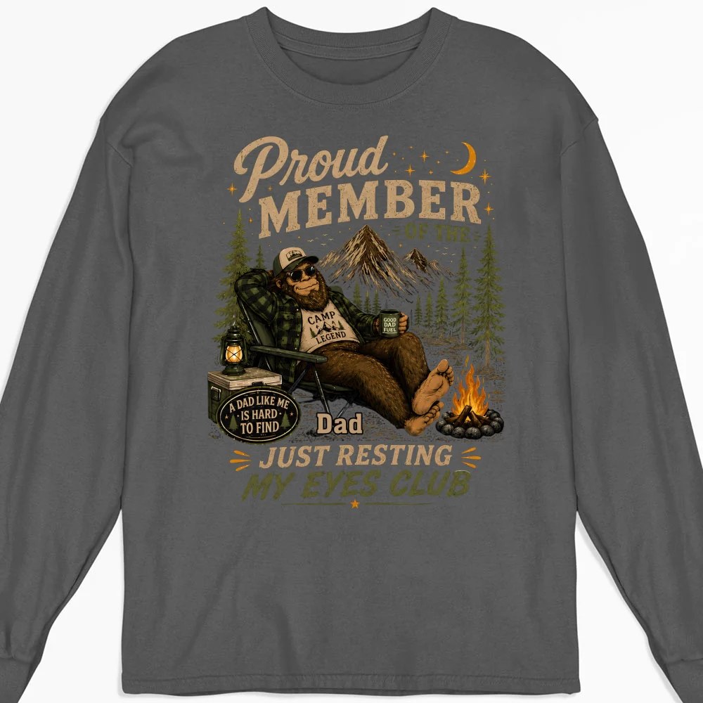 Resting Eyes Club - Personalized Custom Shirt - Image 6