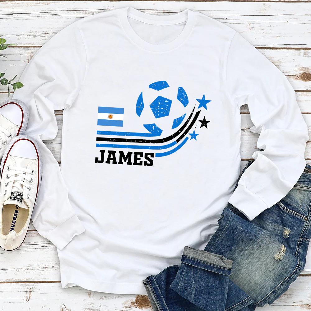 Retro Football - Personalized Custom Shirt - Image 5