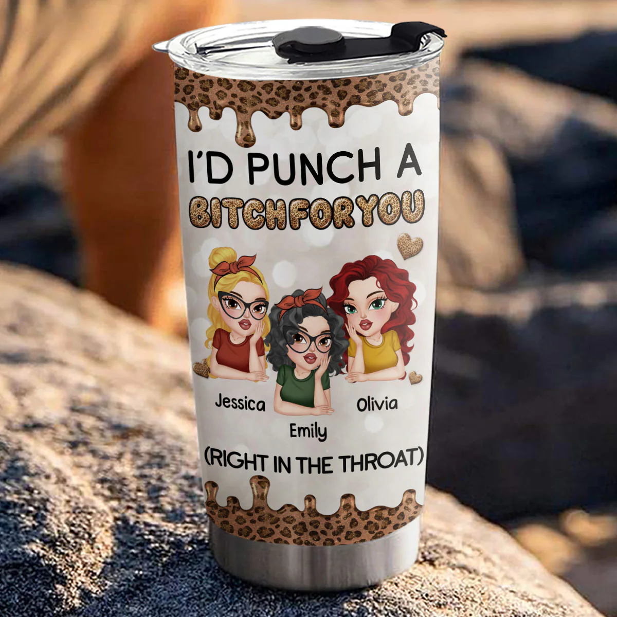 Savage Angels - Personalized Custom Tumbler - Image 4