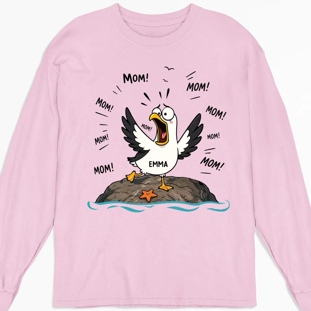 Seagull Mom Mom Mom - Personalized Custom Shirt - Image 13