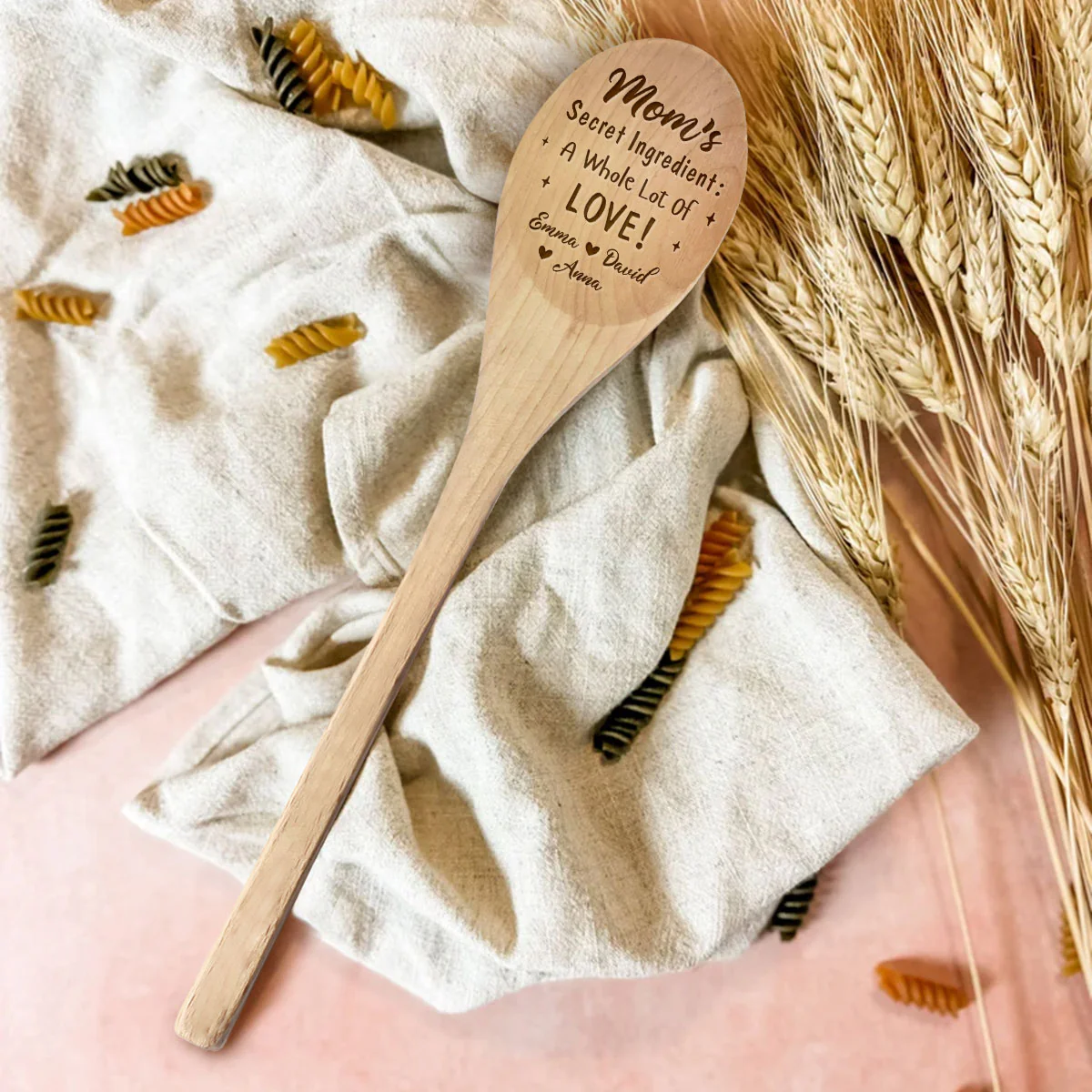 Secret Ingredient - Personalized Custom Engraved Wooden Spoon - Image 4