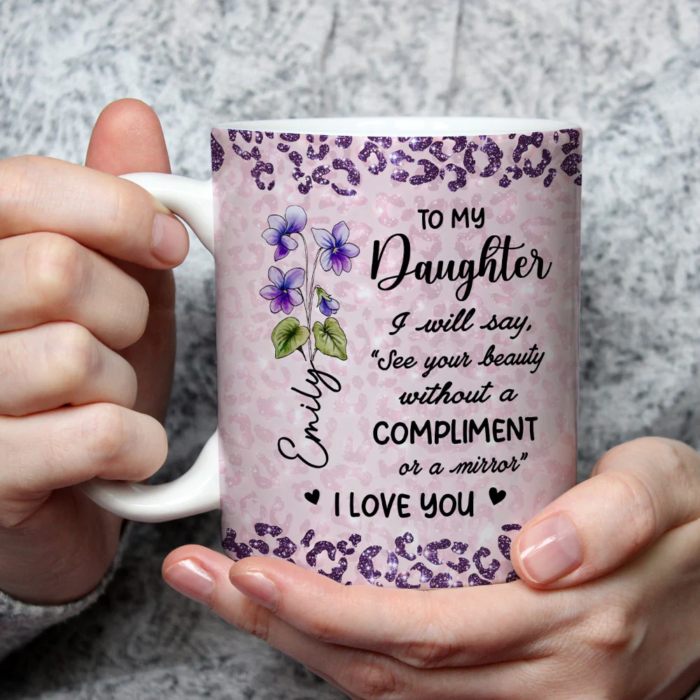 See Your Beauty - Personalized Custom Coffee Mug - Image 2