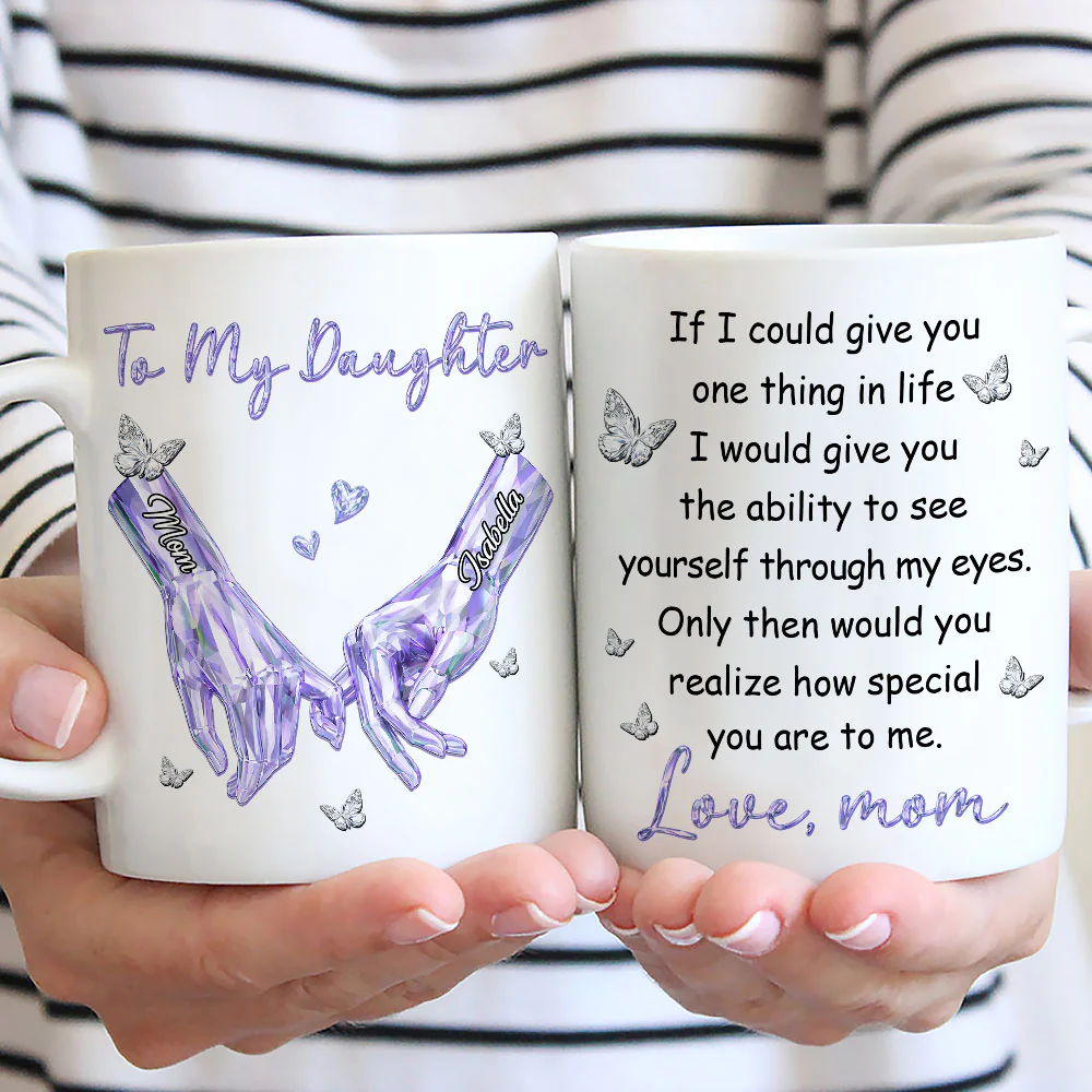 See Yourself Through My Eyes - Personalized Custom Coffee Mug  - Image 3