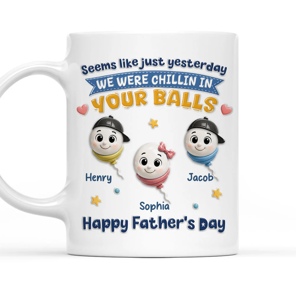 Seems Like Just Yesterday - Personalized Custom 3D Effect Mug
