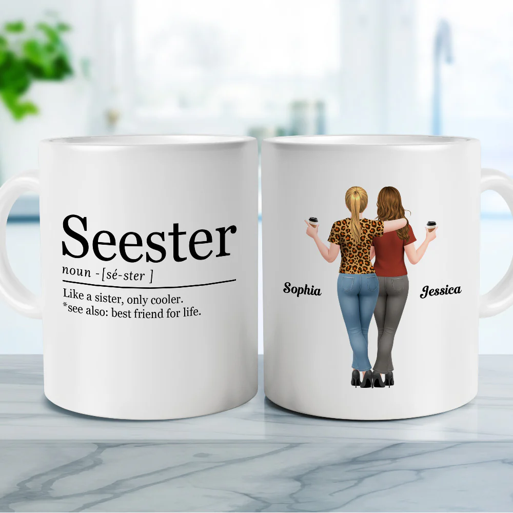 Seester - Personalized Custom Coffee Mug - Image 3
