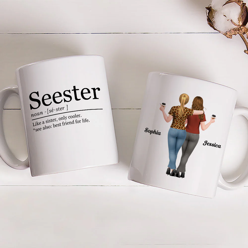 Seester - Personalized Custom Coffee Mug - Image 4