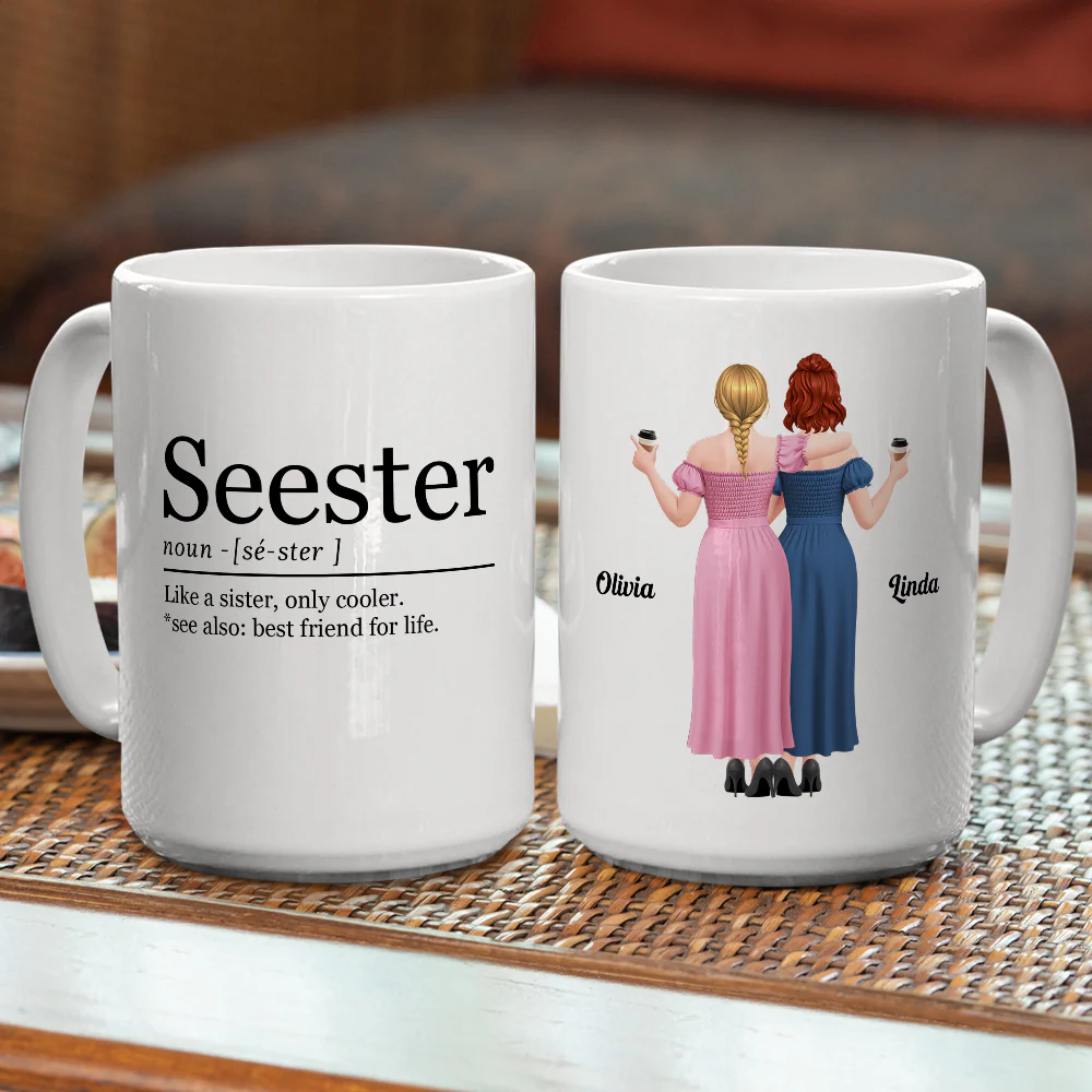 Seester - Personalized Custom Coffee Mug - Image 6