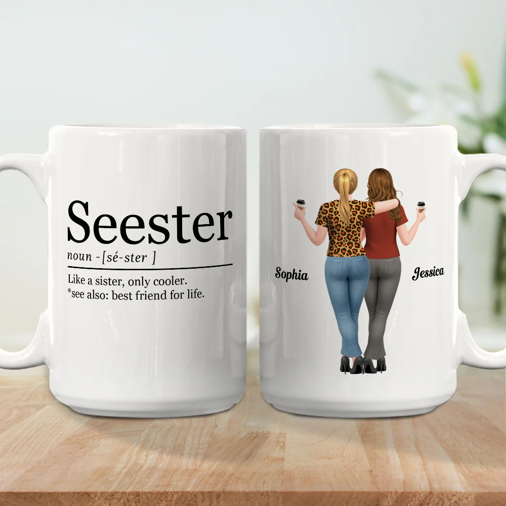 Seester - Personalized Custom Coffee Mug - Image 7