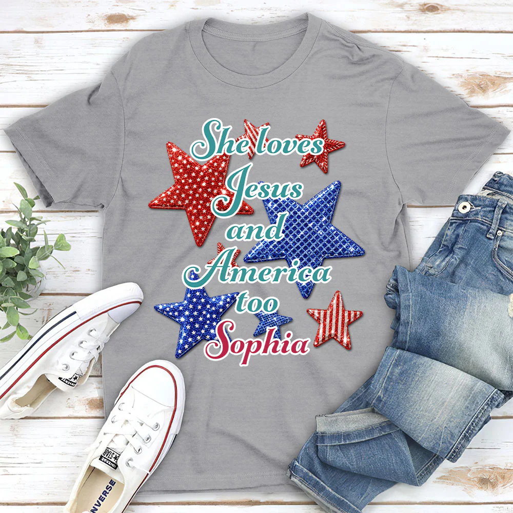She Knows What She Loves - Personalized Custom 3D Effect Shirt - Image 5