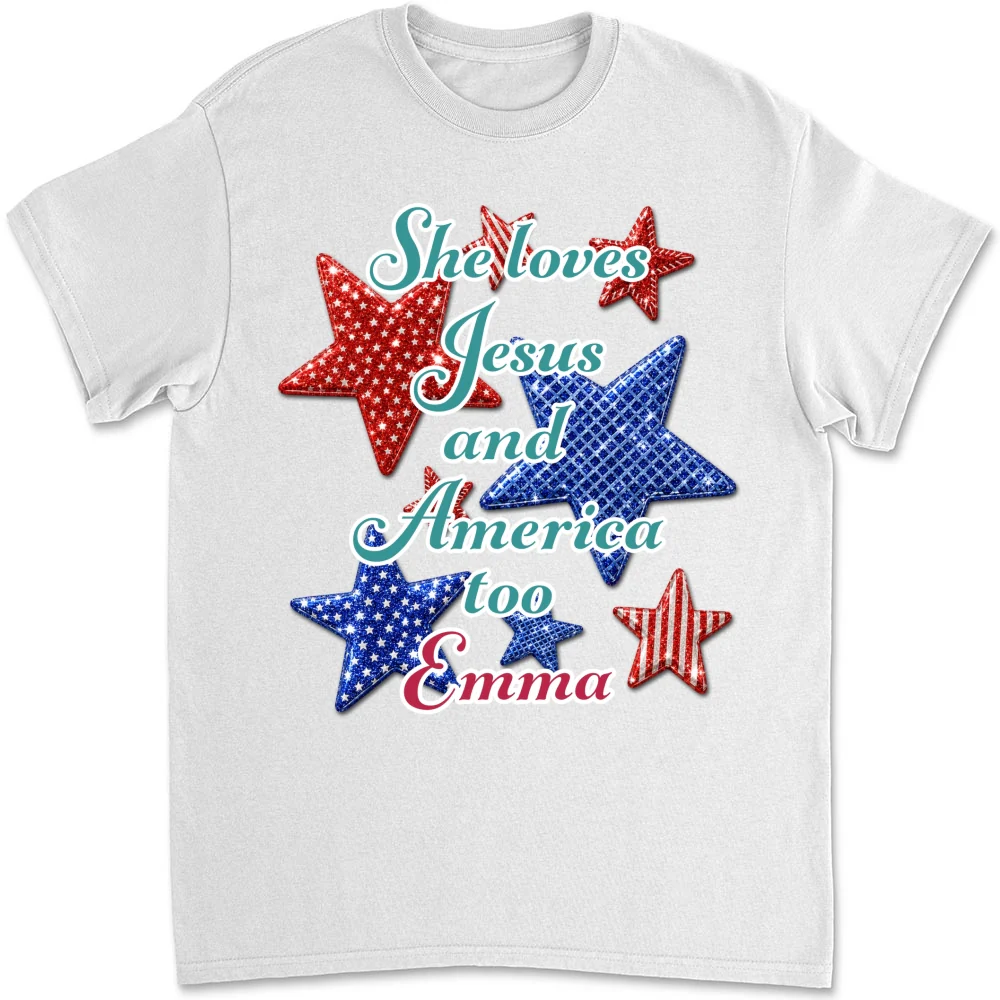 She Knows What She Loves - Personalized Custom 3D Effect Shirt - Image 7