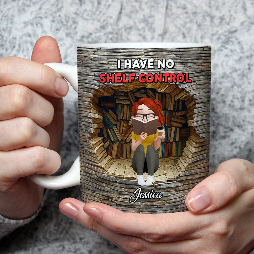 Shelf Care Is Self Care - Personalized Custom Coffee Mug - Image 3