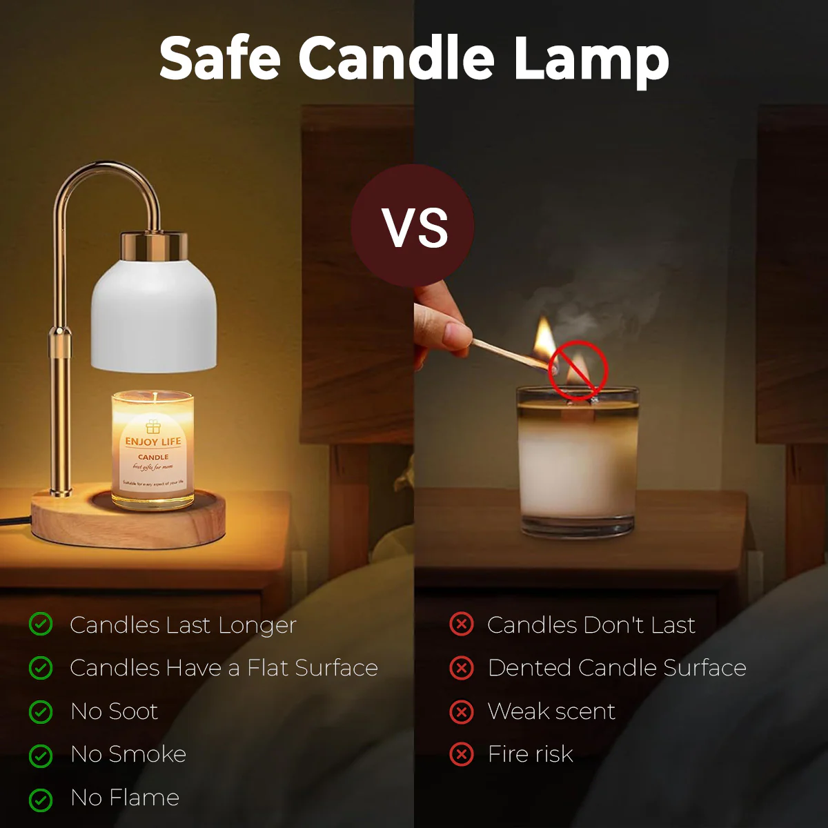 Shine In Our Heart - Personalized Custom Candle Warmer Lamp - Image 5