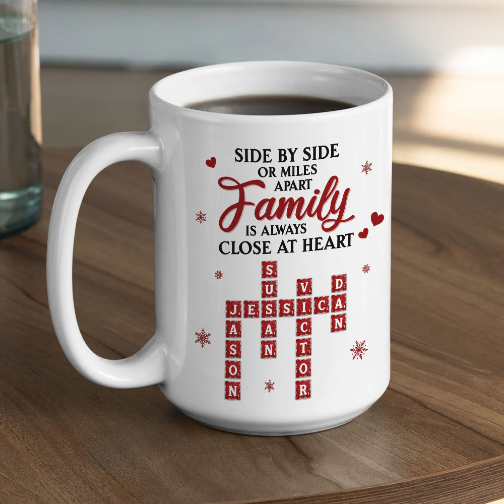 Side By Side - Personalized Custom Coffee Mug - Image 4