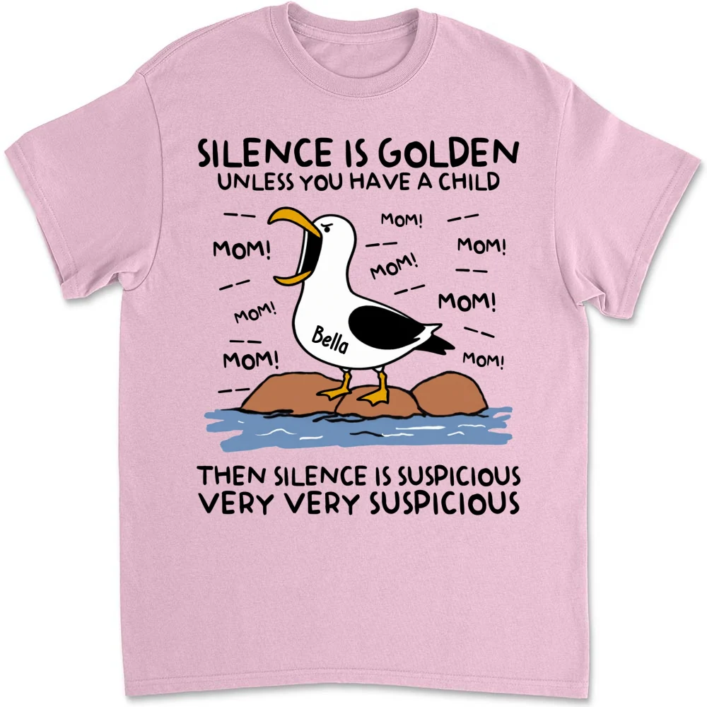 Silence Is Golden - Personalized Custom Shirt - Image 10