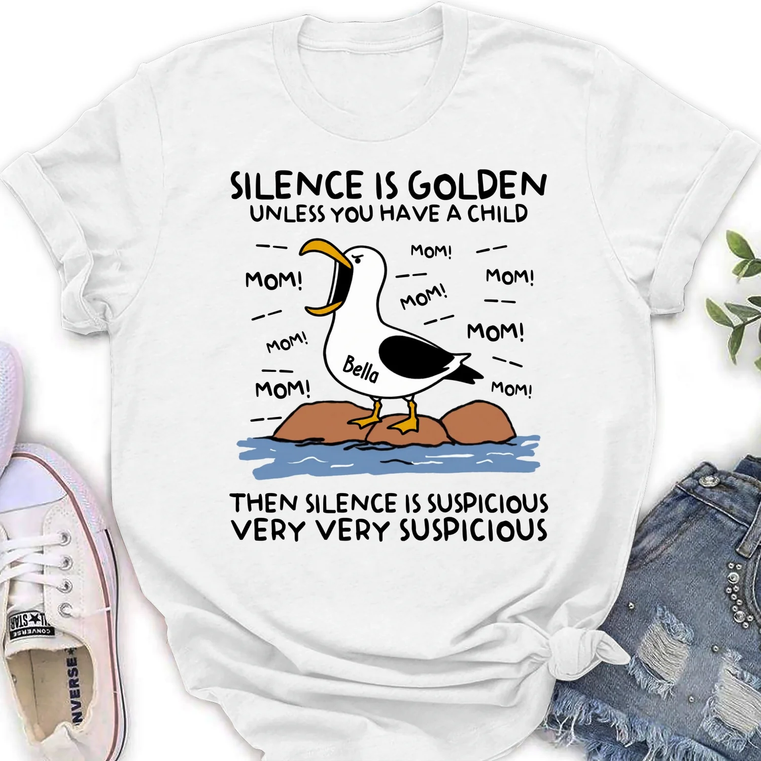Silence Is Golden - Personalized Custom Shirt - Image 17