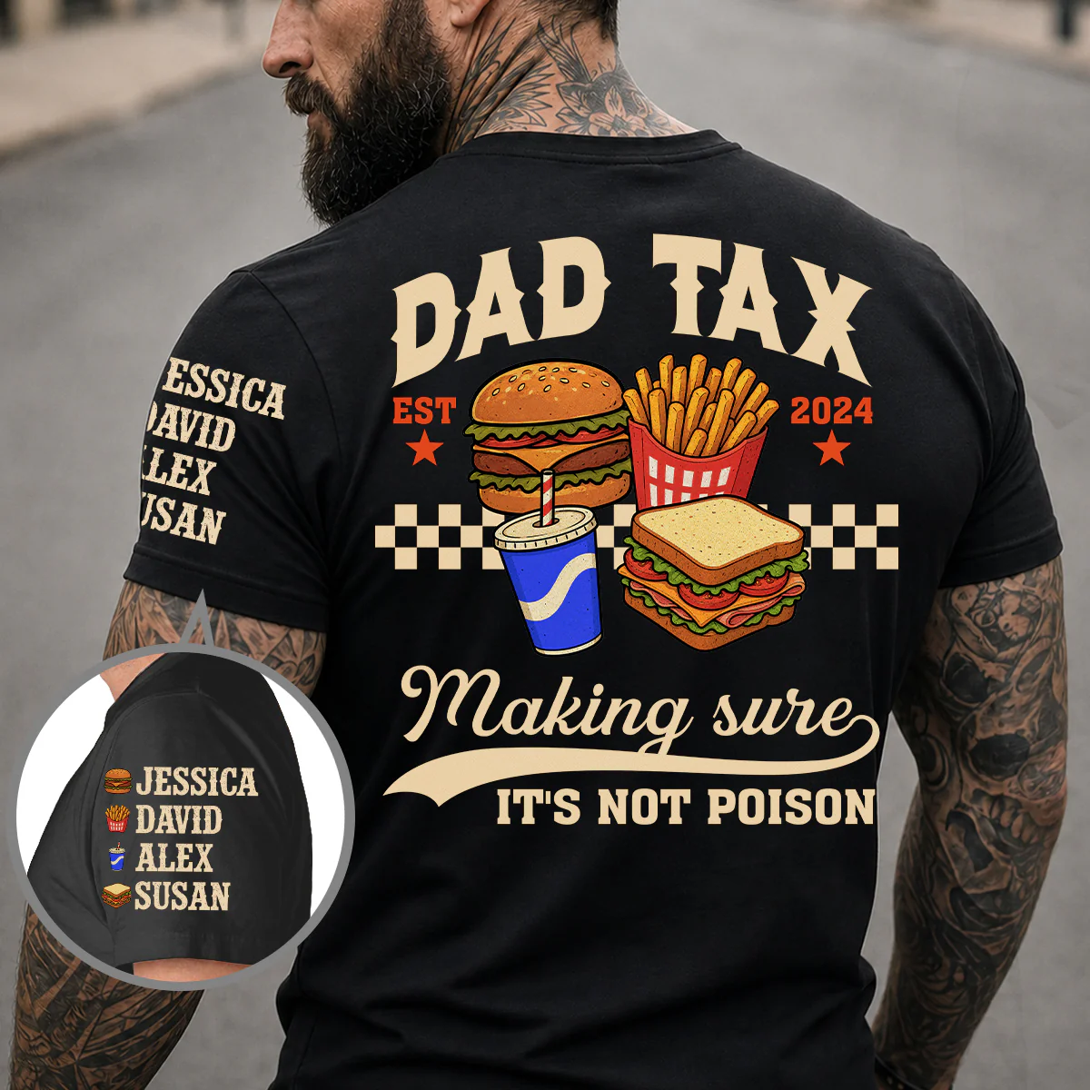 Since Dad Make Sure - Personalized Custom Shirt - Image 2