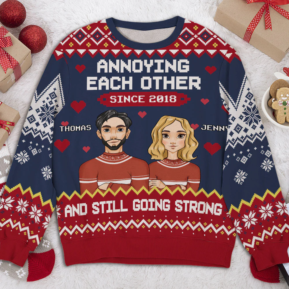 Since Year - Personalized Custom All-Over-Print Sweatshirt - Image 3